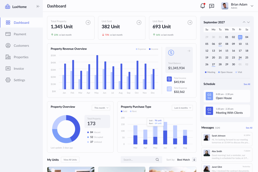 Admin Dashboard project thumbnail
