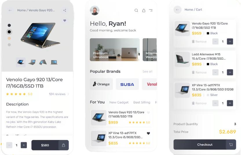 E-Commerce App project thumbnail